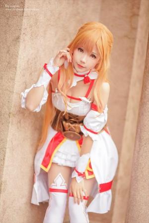 High-quality Taiwan cosplayers Ely-Chan &quot;Asuna (sword art online)&quot; cosplay picture