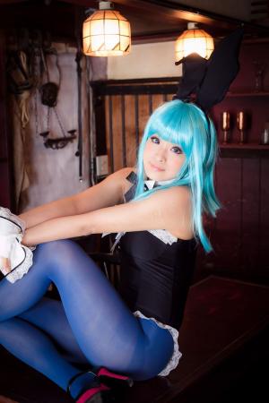 [Cosplay image] Bulma of Dragon Ball is tempted in bunny figure! Tights are getting biribly, but  [31 images]