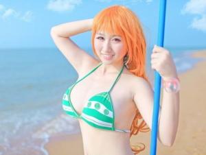 [Dosquevecos] or was I&#039;m with cosplay one piece NAMI&#039;s not busty w-唯美写真