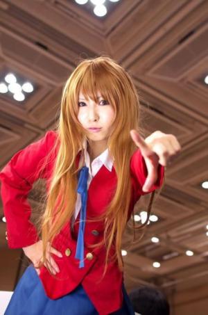 Rinami Taiga Aisaka Red Uniform Toradora Cosplay-唯美写真
