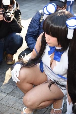 [C89] at this year&#039;s winter Comiket panzzquezke hestiakosplayer! Turtle child look up w nailed-街拍展拍